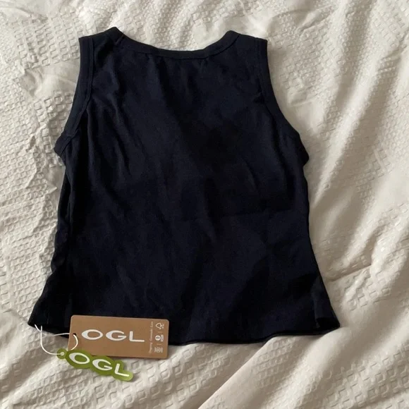OGL Women's Classic Navy Blue Tank Top - Picture 2 of 3